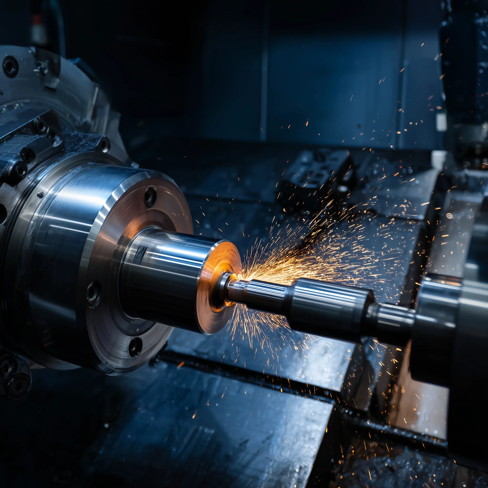 Roqlar Precision CNC machining in progress